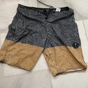 Vissla Blue and tan Size 30 Board Shorts